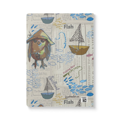 Nautical Journal | Sailboat Coastal Softcover Notebook