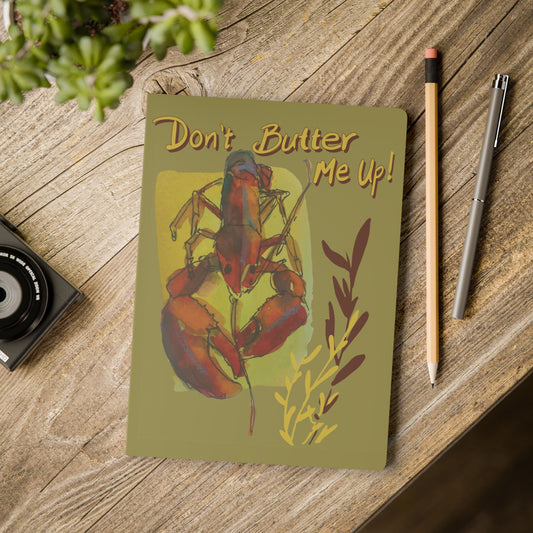 Lobster Notebook | Coastal Nautical Softcover Journal