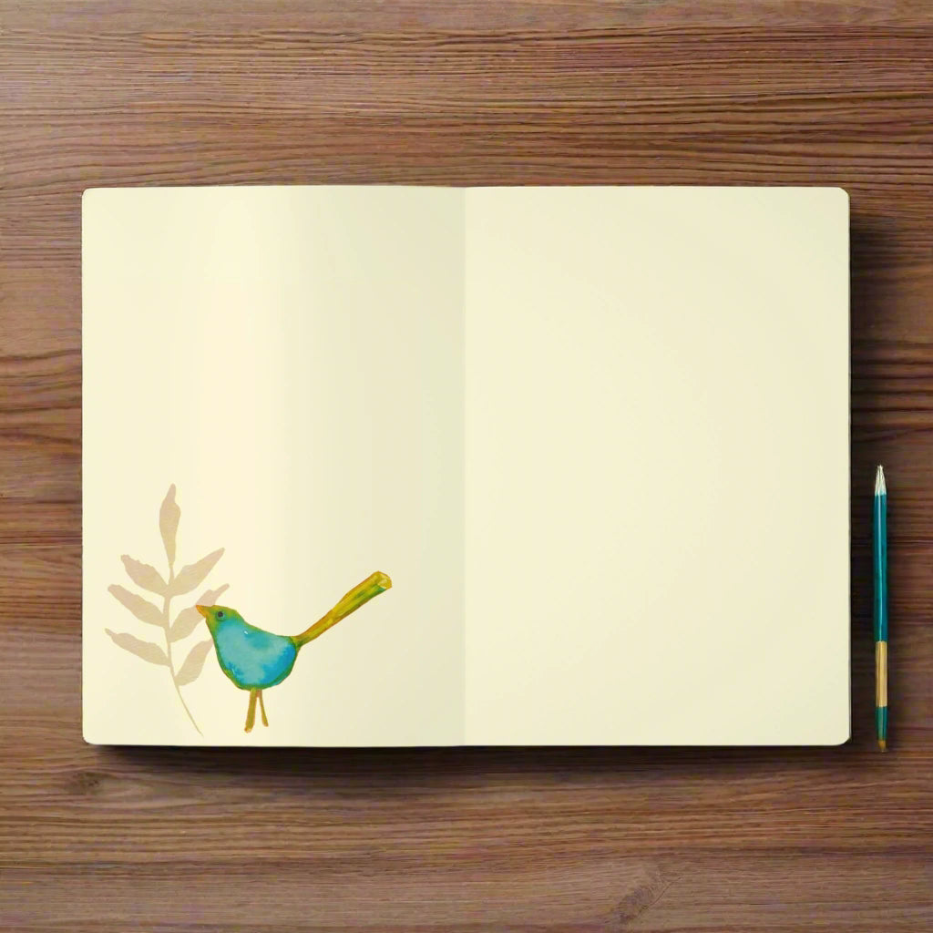 Softcover Journal "Feather & Bloom" by Janet Hoard