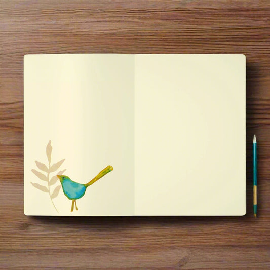 Softcover Journal "Feather & Bloom" by Janet Hoard