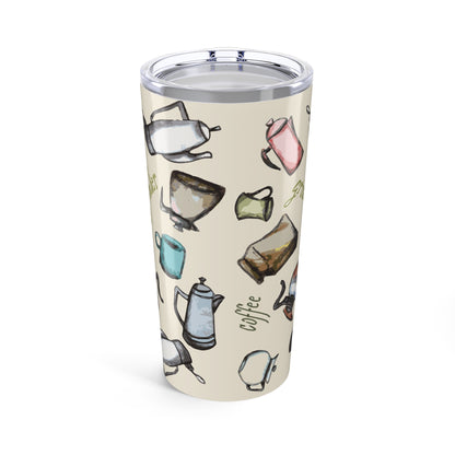 Coffee Grinder Tumbler | Coffee Lover 20oz Cup