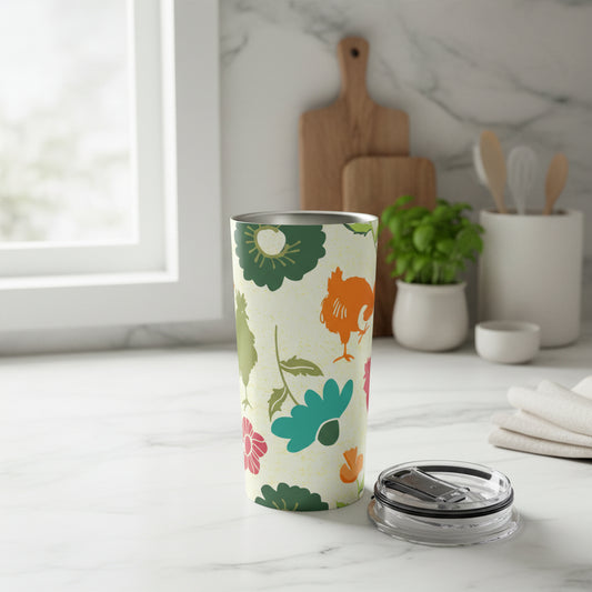 Rooster Tumbler – Across the Fence Farmhouse Design | 20oz Stainless Steel Cup