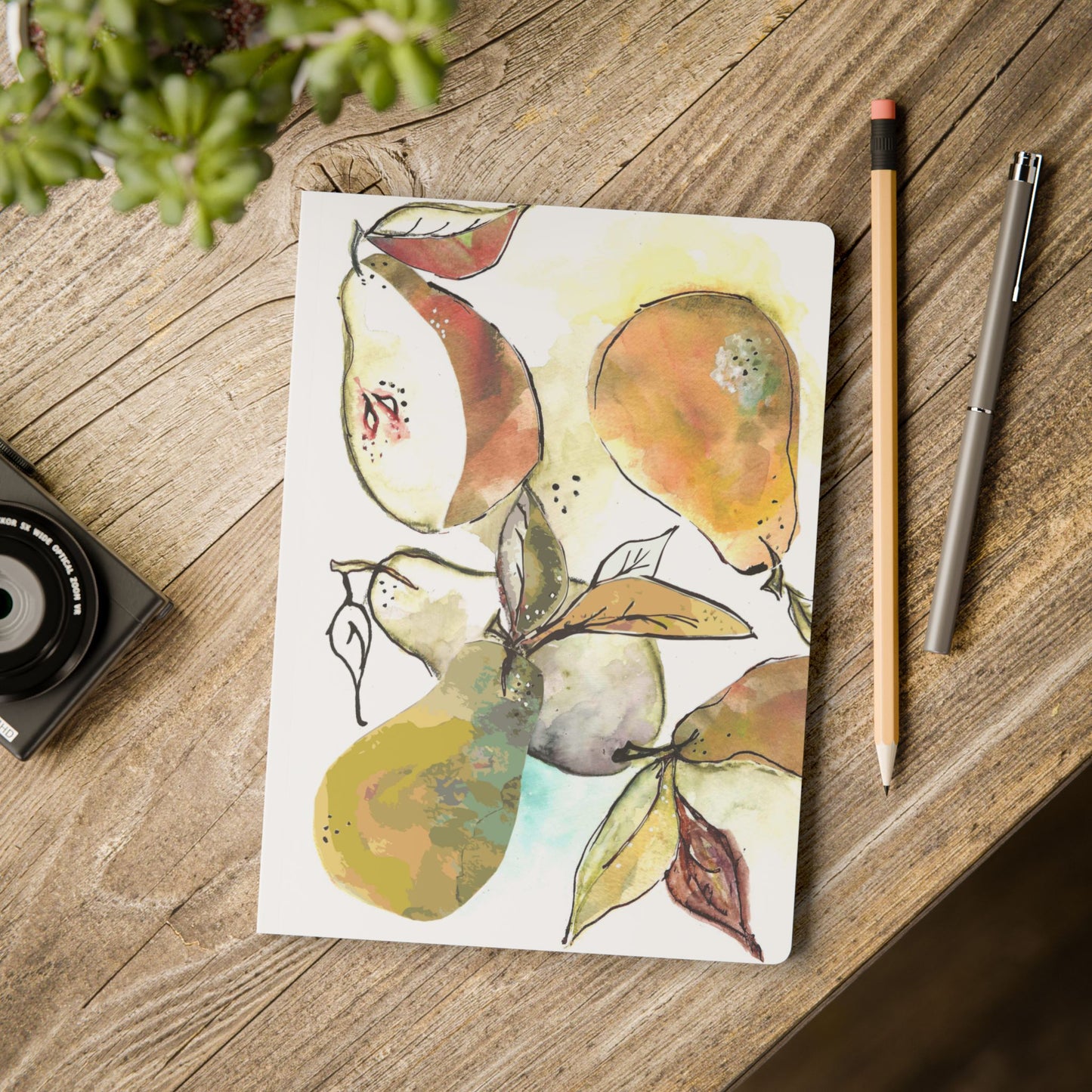 Pear Journal | Velvety Pears Softcover Notebook