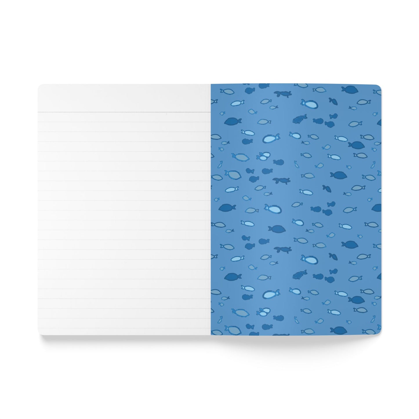 Ocean Notebook | Underwater Sea Life Softcover Journal