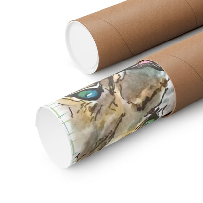 Lion Poster | Wild Free Fierce Inspirational Wall Art