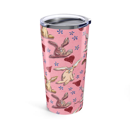 Funny Bunnies Tumbler | Cute Bunny 20oz Cup