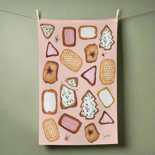 Kitchen Towel "Tartful Delight" by Janet Hoard
