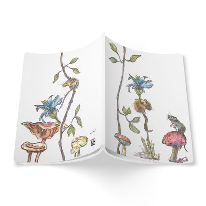 Mouse Notebook | Whimsical Cottagecore Softcover Journal