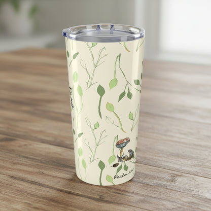 Fox Tumbler – Psalm 23:2 Stainless Steel Cup | Woodland Nature Design