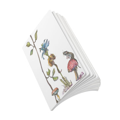 Mouse Notebook | Whimsical Cottagecore Softcover Journal