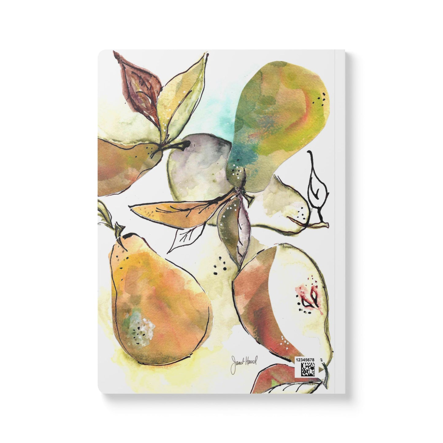 Pear Journal | Velvety Pears Softcover Notebook