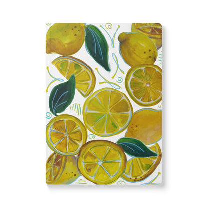 Lemon Notebook | Bright Citrus Softcover Journal