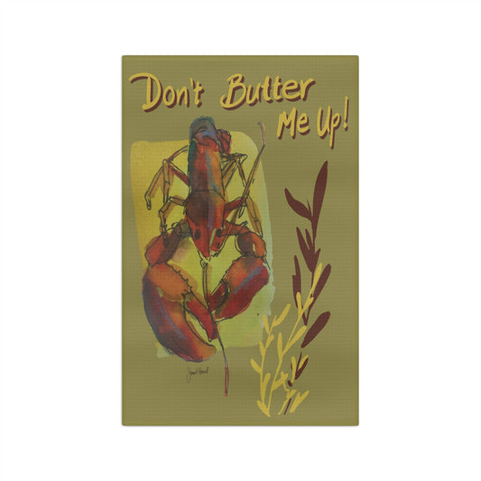 Kitchen Towel Microfiber "Butter Me Up" by Janet Hoard