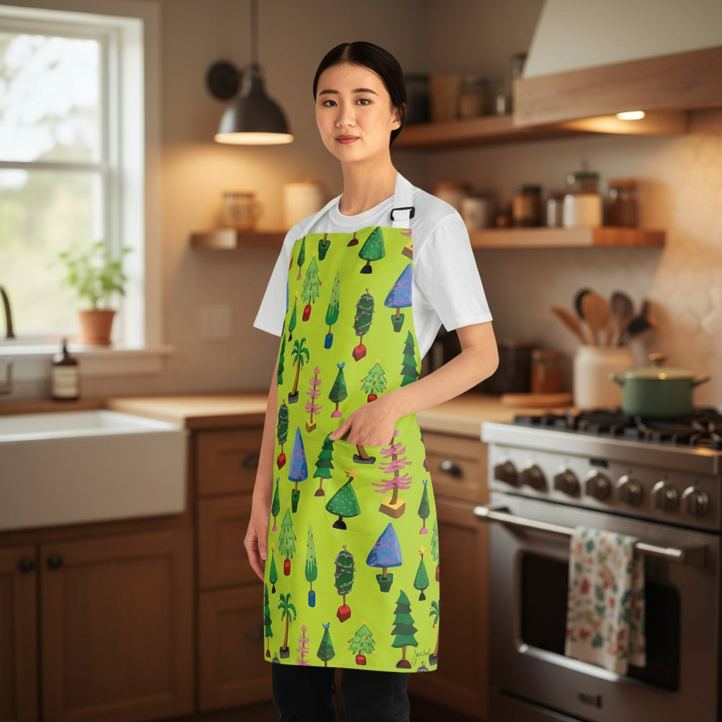 Christmas Apron – Merry Mix Holiday Apron | Festive Kitchen Design