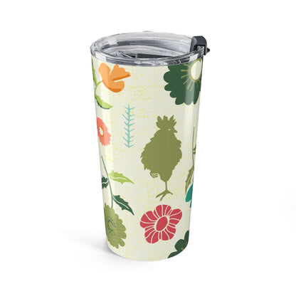 Rooster Tumbler – Across the Fence Farmhouse Design | 20oz Stainless Steel Cup