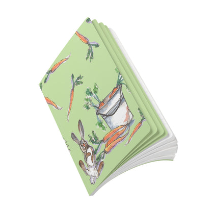 Rabbit Notebook | Whimsical Bunny Softcover Journal