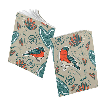 Robin Notebook | Whimsical Bird Softcover Journal