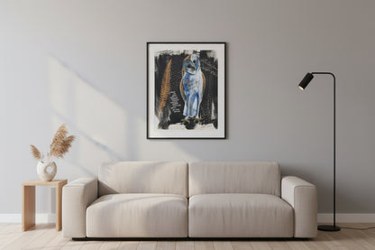 Wings of Wisdom Poster | Owl Nature Wall Art