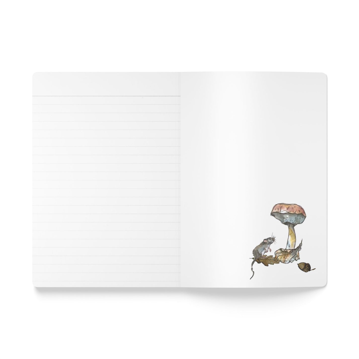 Mouse Notebook | Whimsical Cottagecore Softcover Journal